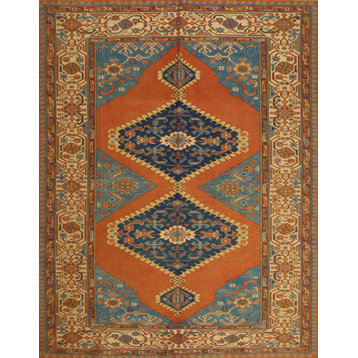 Ahgly Company Indoor Rectangle Traditional Area Rugs, 7' x 9'