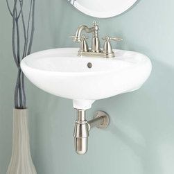 GRETCHEN WALL-MOUNT BATHROOM SINK - Bathroom Sinks