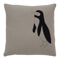 k studio - Galapagos Penguin Pillow - Decorative Pillows