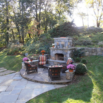 Outdoor Fireplace - Rye, Ny