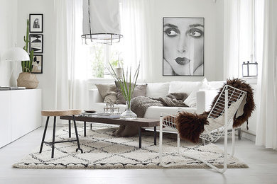 Photo of a scandinavian living room in Orebro.