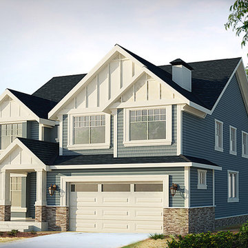Traditional American facade modeling
