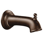 Moen - Moen Brantford Oil Rubbed Bronze Diverter Spouts 3814ORB - With intricate architectural features that transcend time, Brantford faucets and accessories give any bath a polished, traditional look. Classic lever handles, a tapered spout and globe finial give this collection universal appeal.