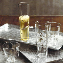 Roost Etched Berry Glassware - SKU: TG403 - Wine And Bar Tools