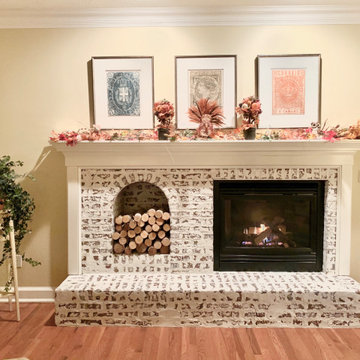 German Smear Fireplace