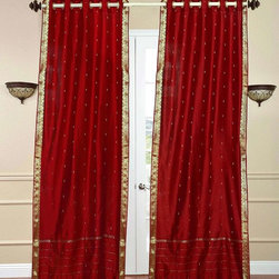 Ring Top Sari Curtains - Curtains