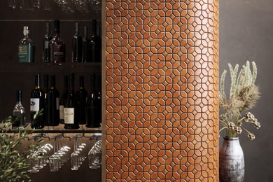 Bar Wall Tiles 3D Rendering