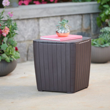 Luzon Storage Patio Deck Box by Keter, Brown Matte