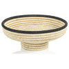 Matera 12.5" Diameter Coiled Abaca Footed Small Bowl