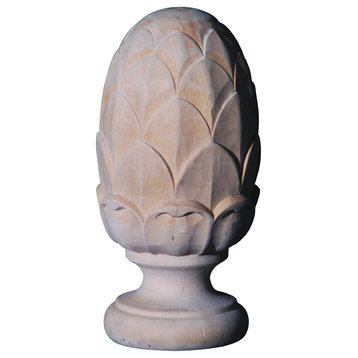 Hand Carved Pineapple Finial, Basswood