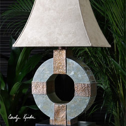 Slate, Table Outdoor Lamp | Uttermost - Outdoor Table Lamps
