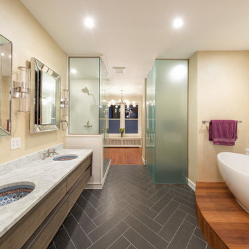 Elegant Restoration and Update - Master Bath