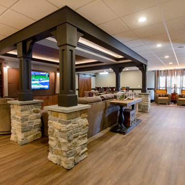 Bucks County Style Basement in Perkasie, PA