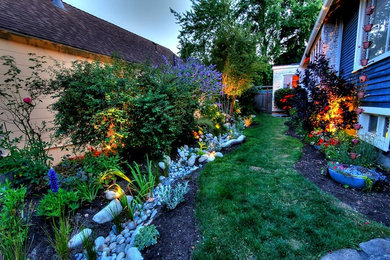 This is an example of a traditional landscaping in Seattle.