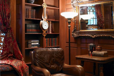 Example of a classic home office design in Portland Maine