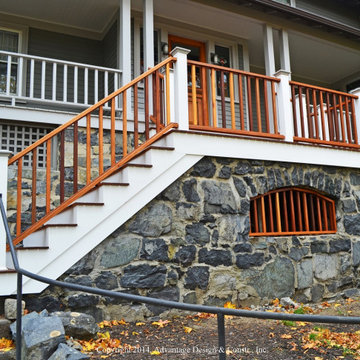 Suburban Boston Custom Farmer's Porches