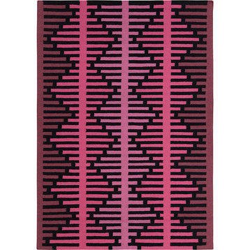 Chandra Lima Lim-25723 Pink Area Rug, 7'x10'