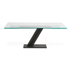 Zeus Drive Glass Top Dining Table by Cattelan Italia - $4,418.00 - Dining Tables