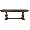 Liberty Lucca Double Pedestal Table, Cordovan Brown