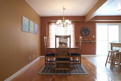 Inspiration for an eclectic dining room remodel in Toronto