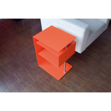 X-Centric Side Table, Orange