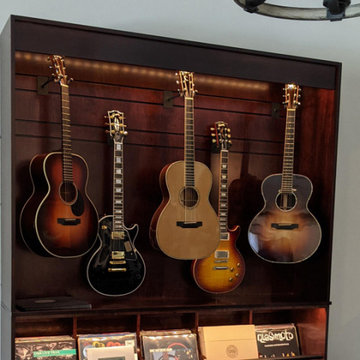 Custom Guitar Display Cabinet Showcase Your Musical Instruments
