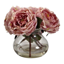 Fancy Rose with Vase - Vases