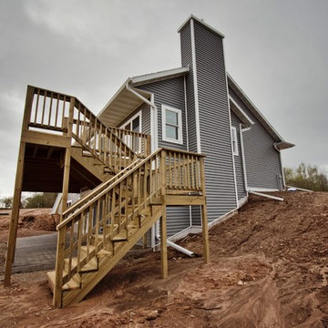 Ground-Level Deck Stairs