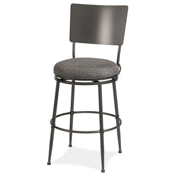 Hillsdale Furniture Towne Commercial Grade Metal Counter Height Swivel Stool...