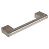 5" Center Stainless Steel/Zinc Cabinet Round Cross Bar Pull