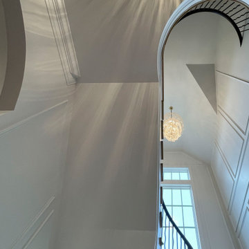 Project #106 | Winding Staircase with Modern Balustrade