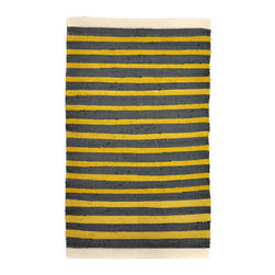 re:loom - re:loom Handwoven Small Rug, Gold Nugget - Rugs