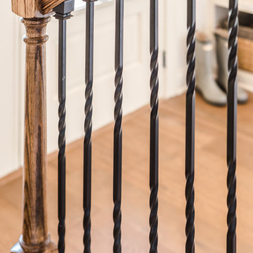 The Hampton Model Home Staircase