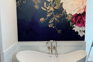 Example of a large trendy bathroom design in Miami