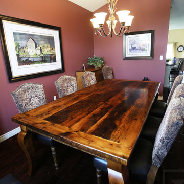 Reclaimed Wood Harvest Tables