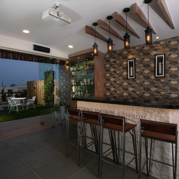 R Sridhar's terrace lounge