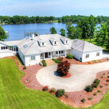 Fabulous Waterfont Home with 7 boat slips at 105 Bimini Court, Havelock, NC