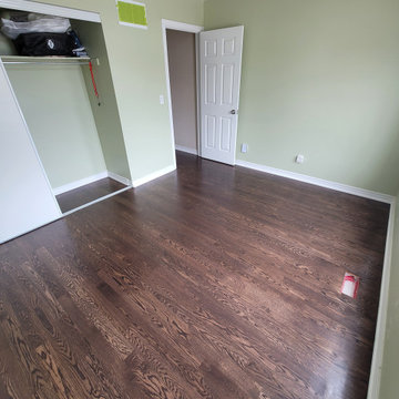 Hardwood Floor Refinishing + Staircase Refinishing (Sonny St, Vaughan)