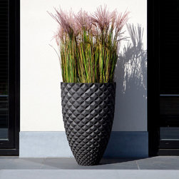 AuthenTEAK Lightweight Fiberglass Planters - Outdoor Pots And Planters
