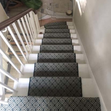 Alternative Quirky Carpet Installation to Stairs