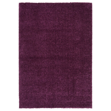 Safavieh August Shag Collection AUG900 Rug, Purple, 5'3"x7'6"