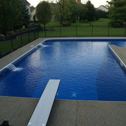 Coping Water Falls - Outdoor Fountains And Ponds