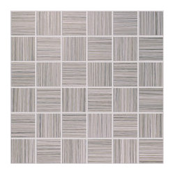Bamboo Porcelain Tile Collection - Mosaic - Walnut 2x2 - Mosaic Tile