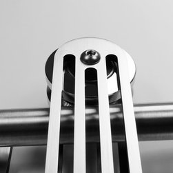"The Streamline" Barn Door Hardware by MAIDEN - Barn Door Hardware