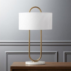 warner table lamp | CB2 - Table Lamps