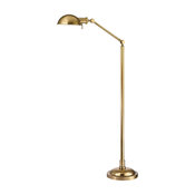 Hudson Valley Girard 1-Light Floor Lamp, Vintage Brass