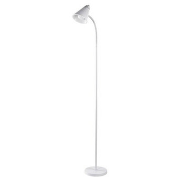 Globe Electric® 12707 Floor Lamp with White Mesh Plastic Shade, 59", White
