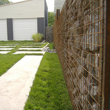B- Line Medium 001 | gabion wall