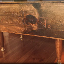 Wine box footstools - Footstools And Ottomans