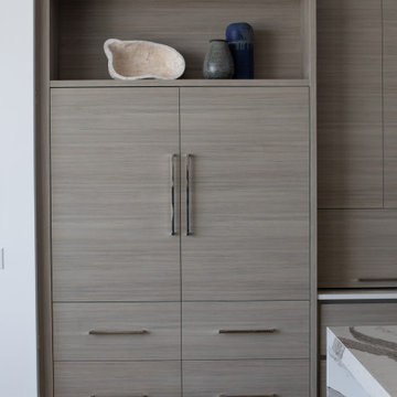 Milano - Fantasia + Bianco Lucido - Kitchen New Construction